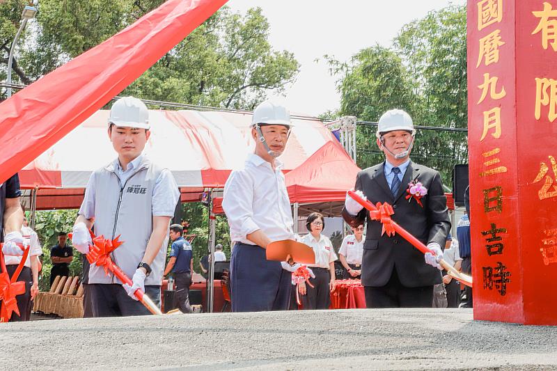 嘉義縣消防局民雄分隊新廳舍動土典禮-1