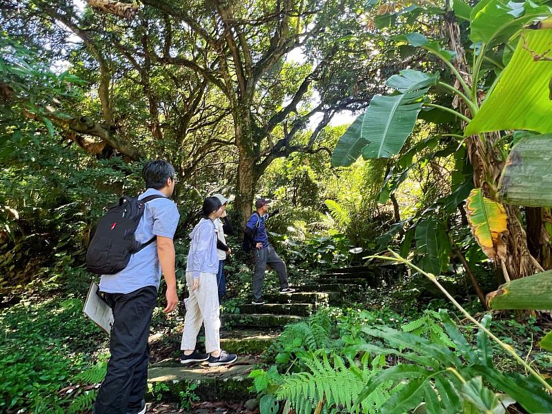 「虛實之間-八里綠色走讀鬥陣趣」實地走讀的4條路線結合環境與文史。