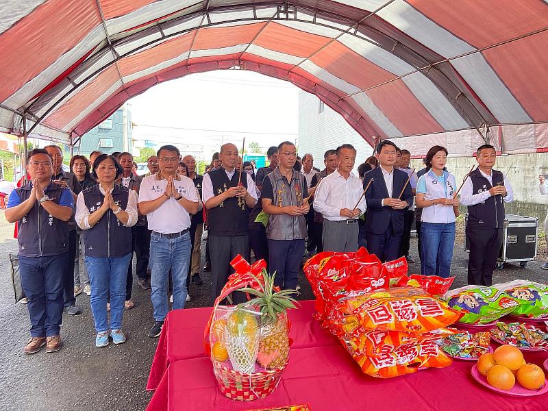 新港鄉159線媽祖文化大道道路品質提升工程動土