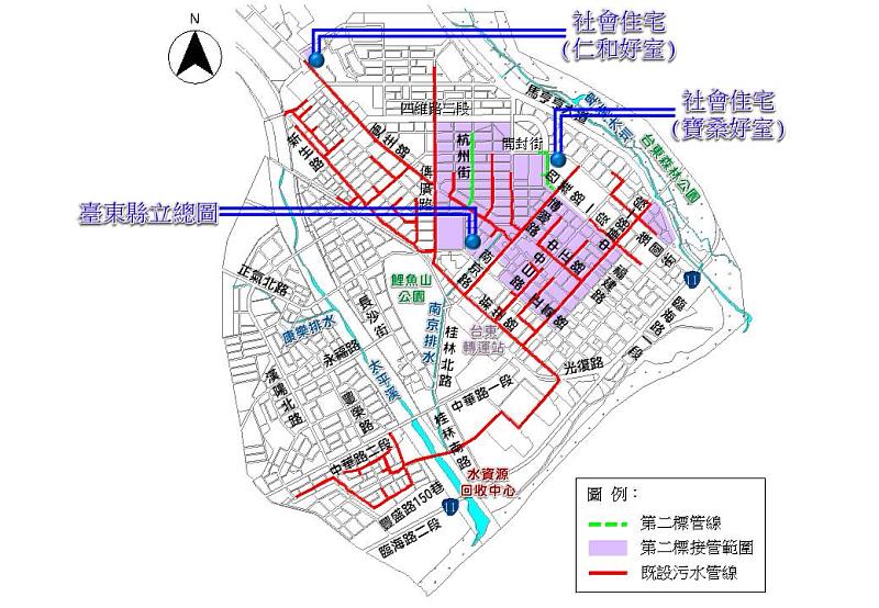 臺東市污水下水道系統第二期第二標工程完成招標 持續推動污水下水道建設