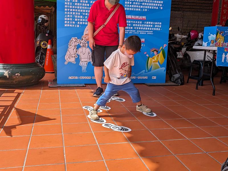 內天后宮神將步伐體驗。