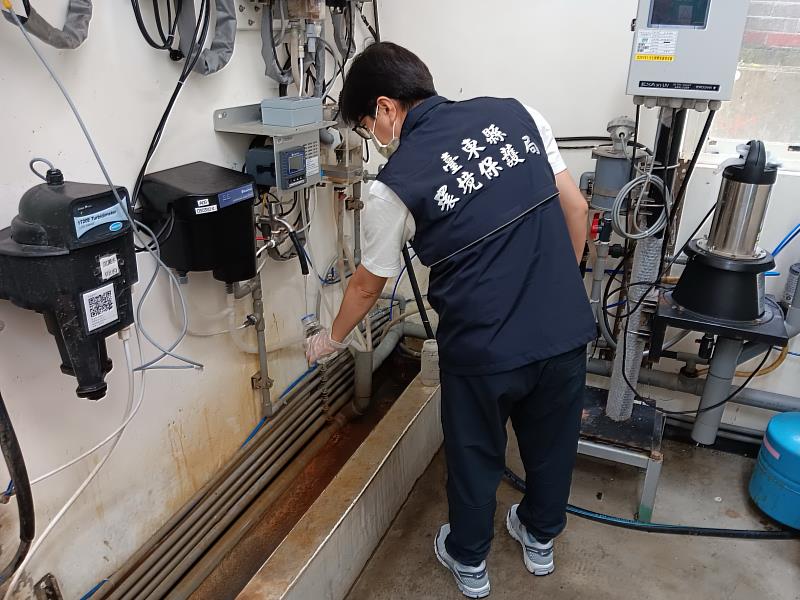 東縣環保局颱風過後即刻啟動飲用水水質抽檢 為鄉親用水安全把關 呼籲煮沸飲用