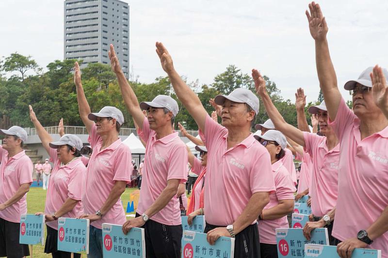 百位長輩選手代表宣誓