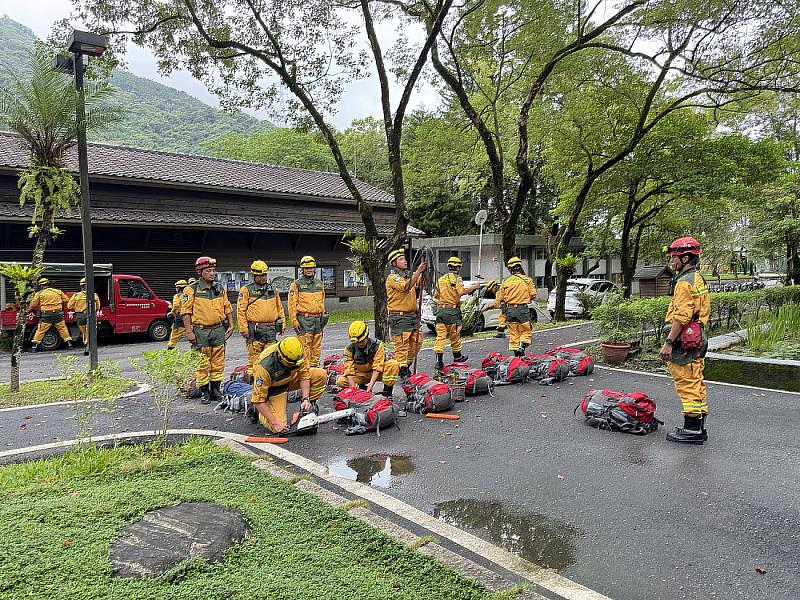 救火隊集結整備