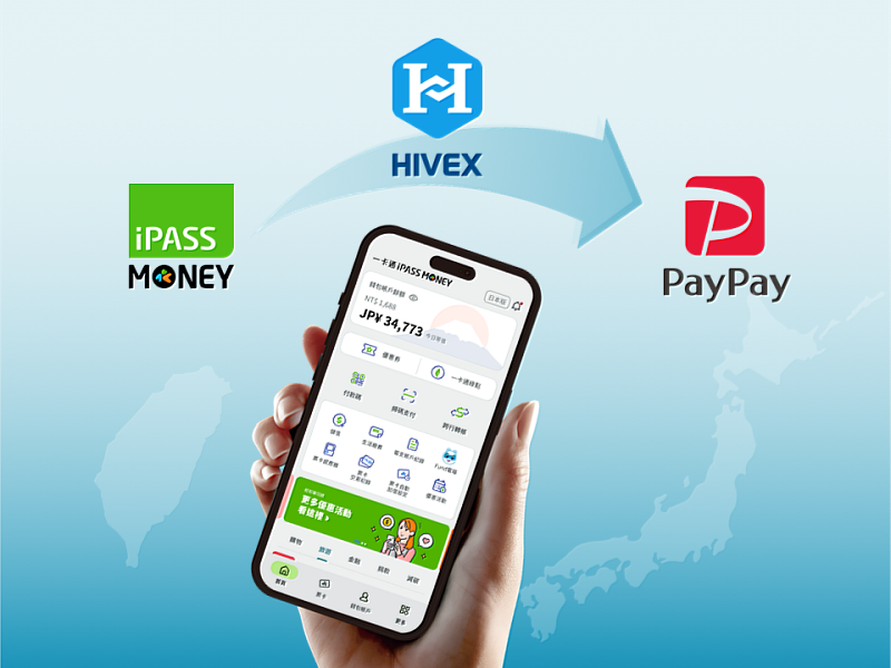 iPASS MONEY 透過 HIVEX 與日本的 PayPay 系統無縫連結