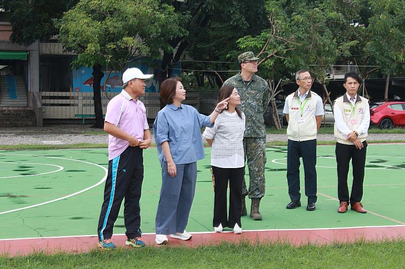 周縣長指示盡速恢復校園環境