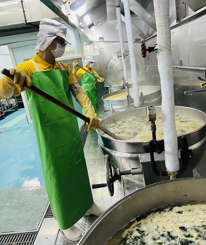 圖1 校園營養午餐烹煮、食材存放示意圖