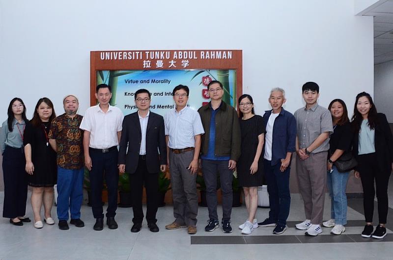 雲科大永續中心團隊成員與拉曼大學團隊成員合影