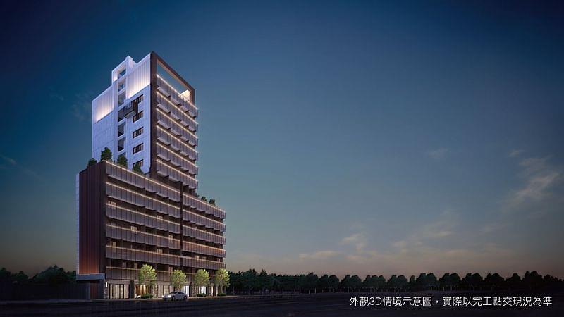 桓邦桓鉅建設「桓建築」系列最新作品「松江桓榀」，打造南京松江金融商21-31坪質感建築。