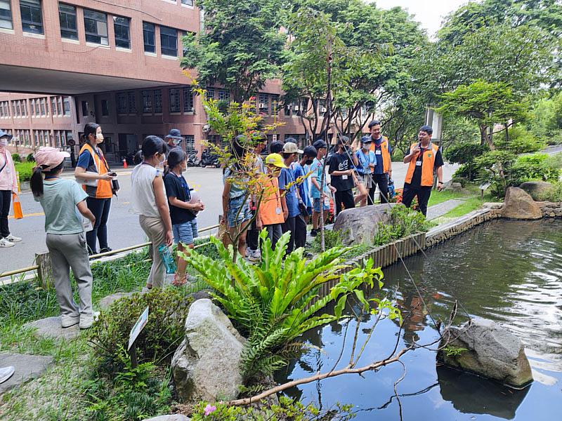 每年都有很多人到大葉大學觀摩節水成效