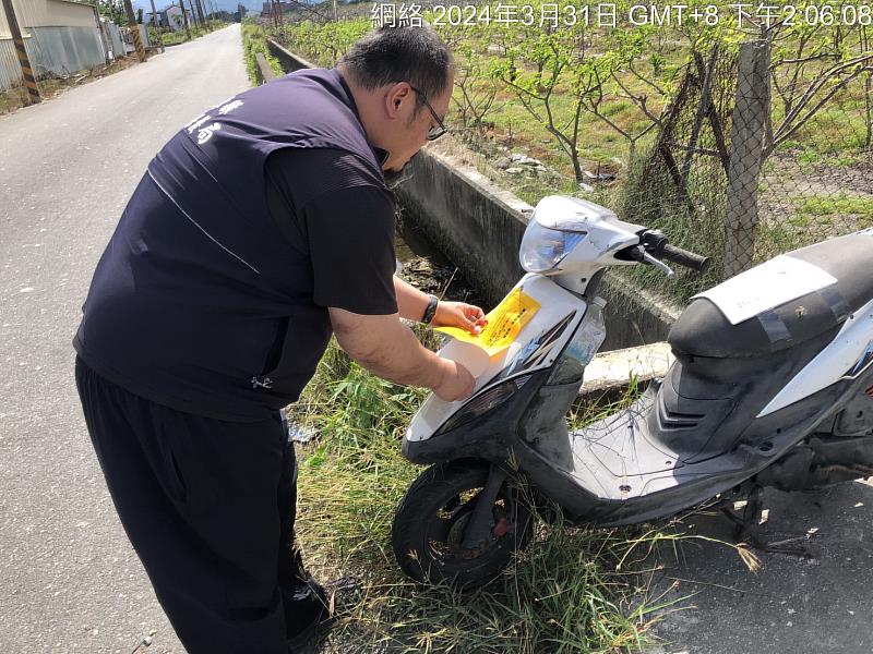 廢棄車輛報廢回收再利用 切勿占用道路停放 維護市容與權益