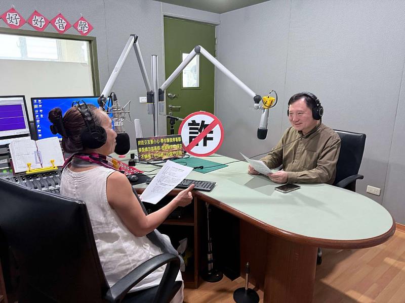 打詐臺東隊出動!東縣副縣長結合警廣反詐