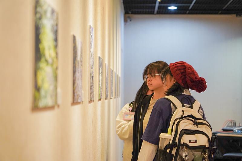 「森聲不息:The Pulse of Nature」展覽,建構了即時互動影音的表演形式,跨越限制與傳統藝術媒材及音樂作曲界線。