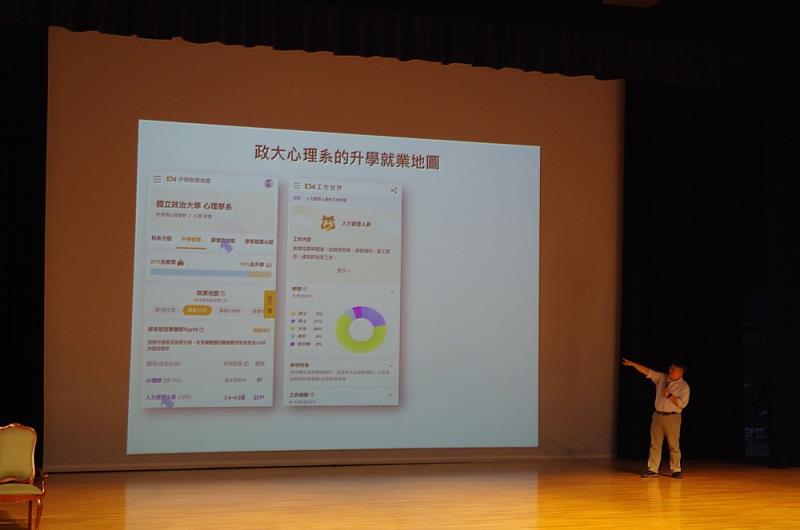 講師說明升學就業地圖