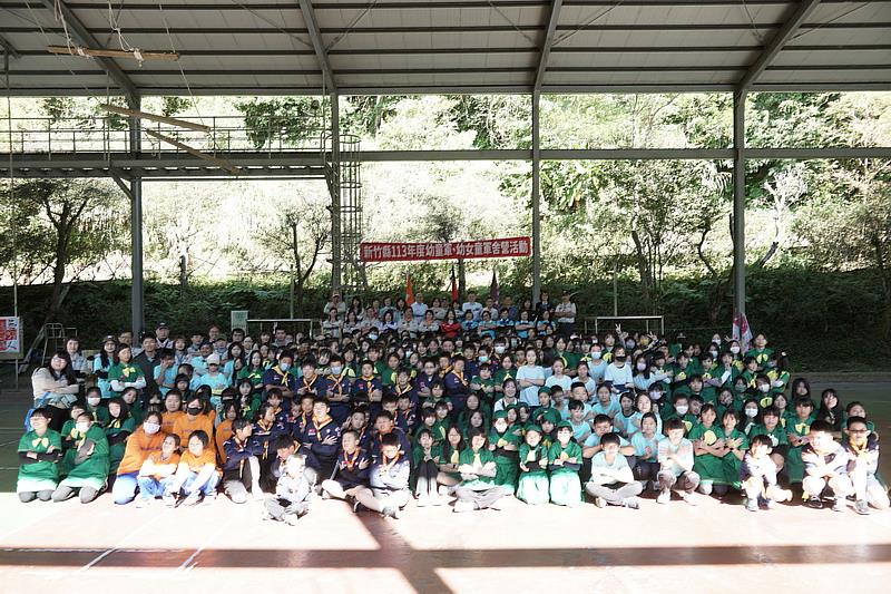 竹縣幼童軍舍營熱鬧登場  20校273師生展現童軍精神