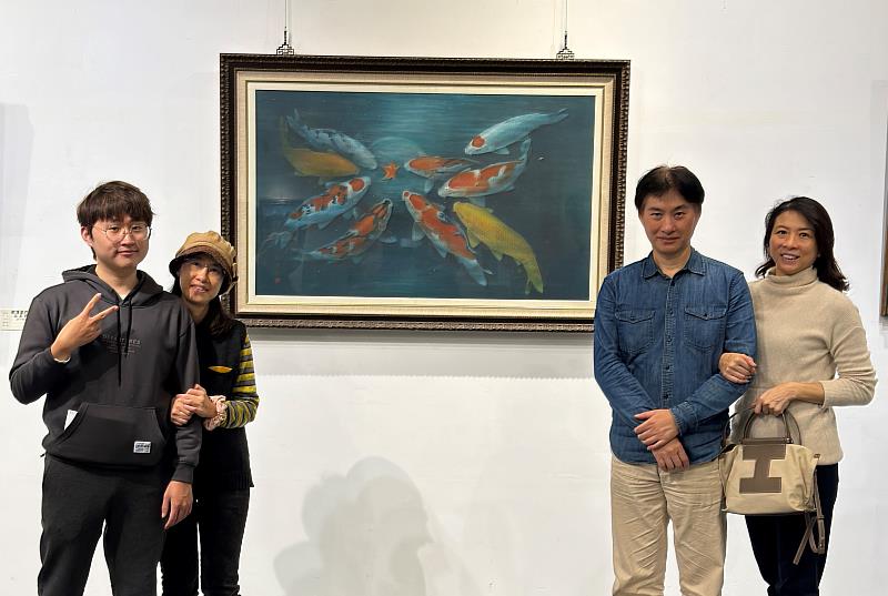 已故的高其恒老師為竹縣首位薪傳展畫家，畫展於新竹縣文化局美術館展出。