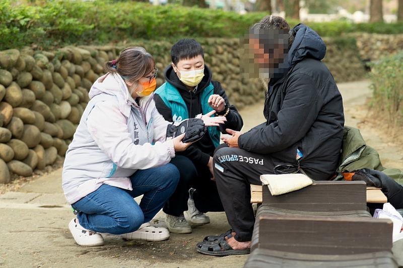 竹市府展開冬季街友聯合關懷行動