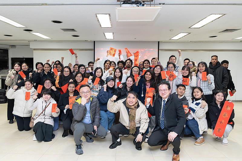 海大於1月10日晚間舉辦國際學生新年聯歡活動