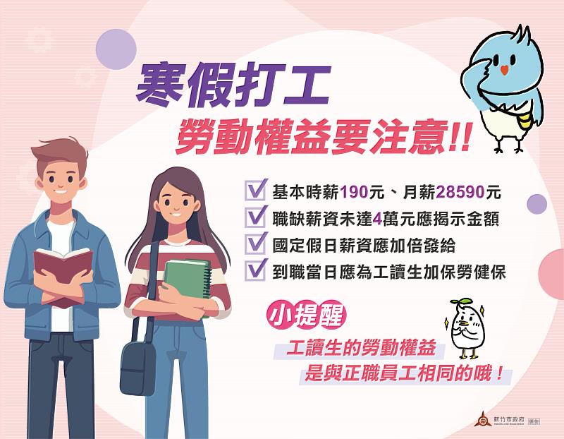 圖3 寒假打工備妥「三備七不」秘笈,破解求職詐騙陷阱。