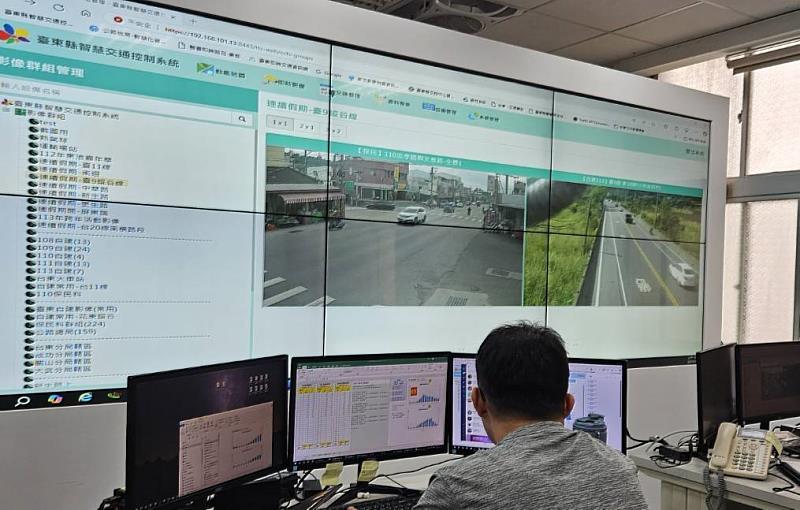 科技輔助順暢行 東縣警局交通隊啟用新號誌控制系統 確保春節連假交通順暢
