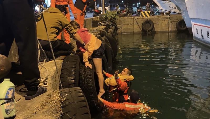 0129小琉球安檢所白沙港援處落水民眾案