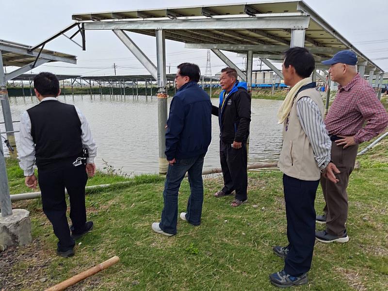 訪視大阿蓮養殖協會地面型漁電案場