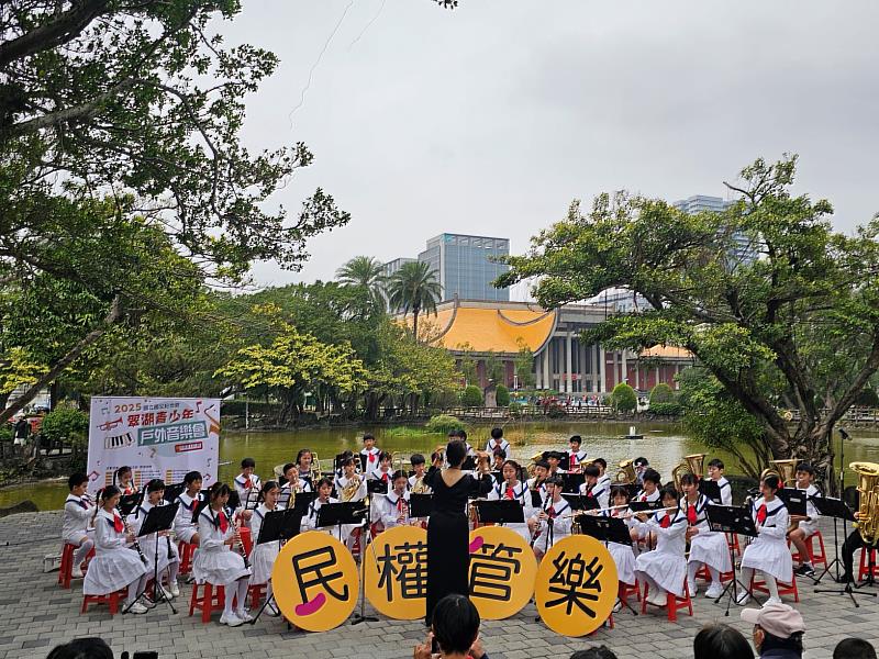 民權國小管樂團多次榮獲臺北市管樂合奏第1名