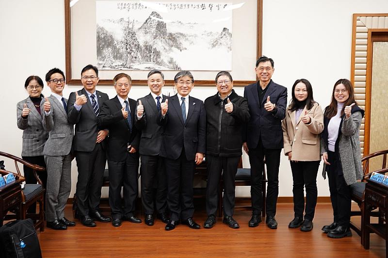 宮崎市副市長永山英也率團拜會，雙方聚焦產業發展領域交流，