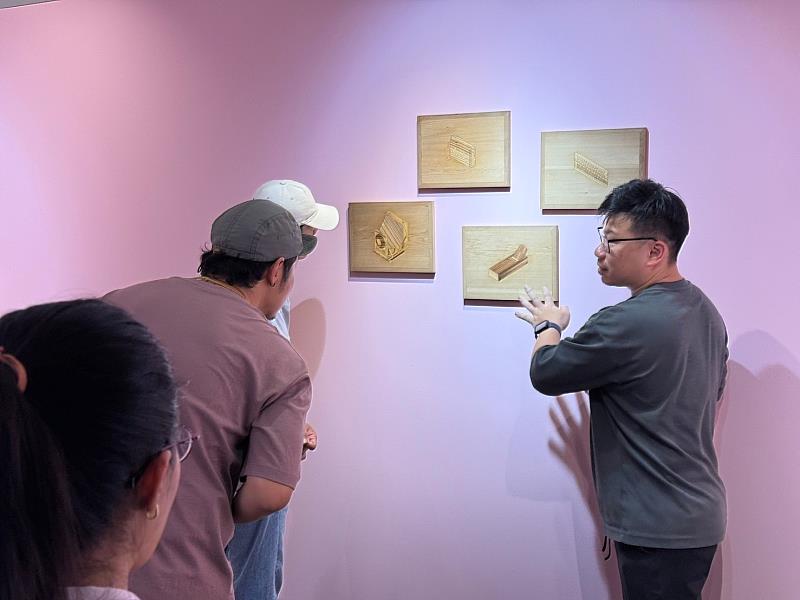 水韻木鑲(木片鑲嵌)展品現場導覽介紹