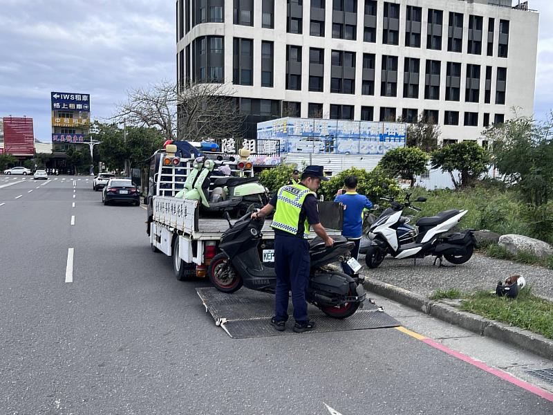 臺東縣警察局持續取締車站違停 杜絕亂象維護安全