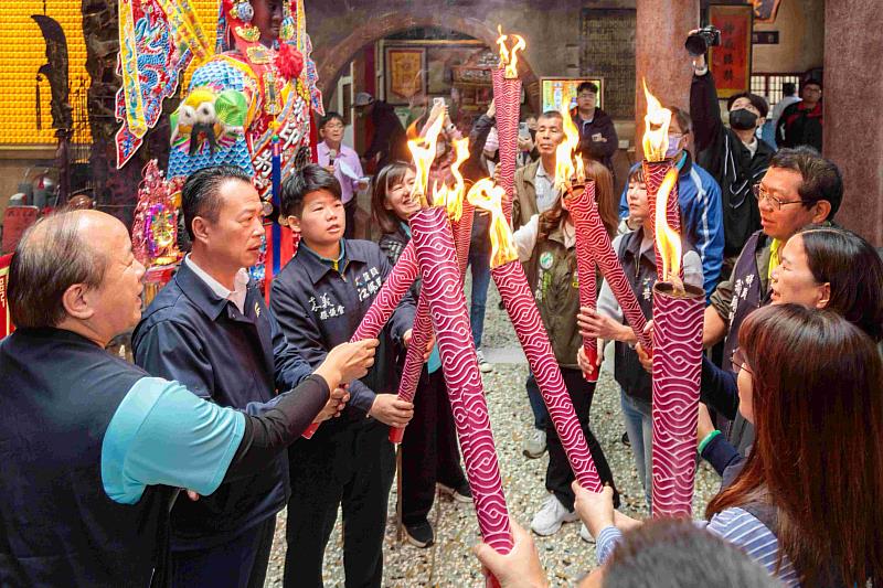 嘉義縣114年全縣運動會聖火母火取火 3天繞行18鄉鎮市