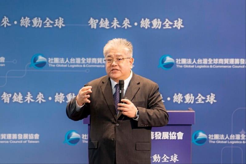 社團法人台灣全球商貿運籌發展協會(GLCT)理事長由東吳大學海量資料分析研究中心主任賈凱傑高票當選順利連任。 GLCT/提供