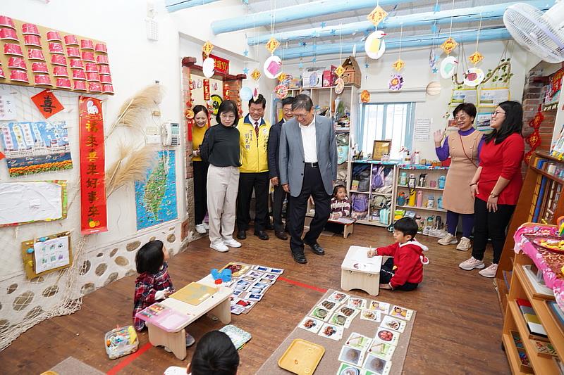 幼兒園隱身百年三合院「天祿堂」   楊文科縣長喜見客家文化從小紮根