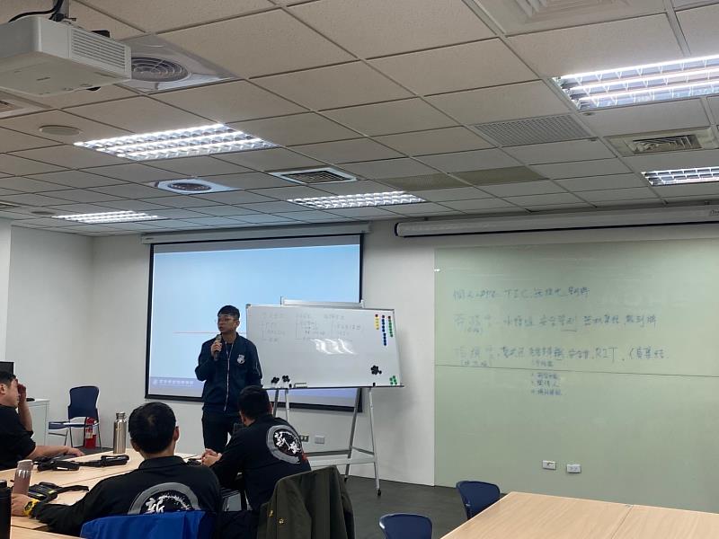 新北市政府消防局於緊急應變指揮學院（Emergency Response Command Academy, ERCA）辦理基礎指揮官班C1複訓