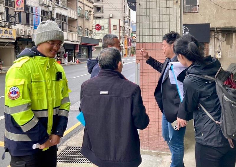 新竹市消防局今日辦理消防廳舍工作安全衛生現地訪視作業。