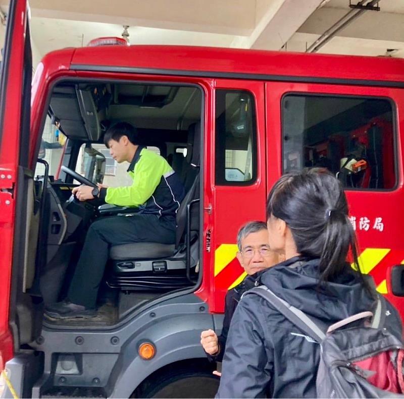 新竹市消防局今日辦理消防廳舍工作安全衛生現地訪視作業。
