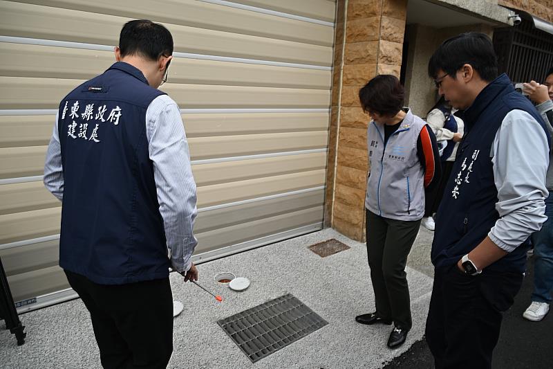 臺東市污水下水道建設加速推進 饒慶鈴今視察第二期工程進度 籲請民眾體諒配合