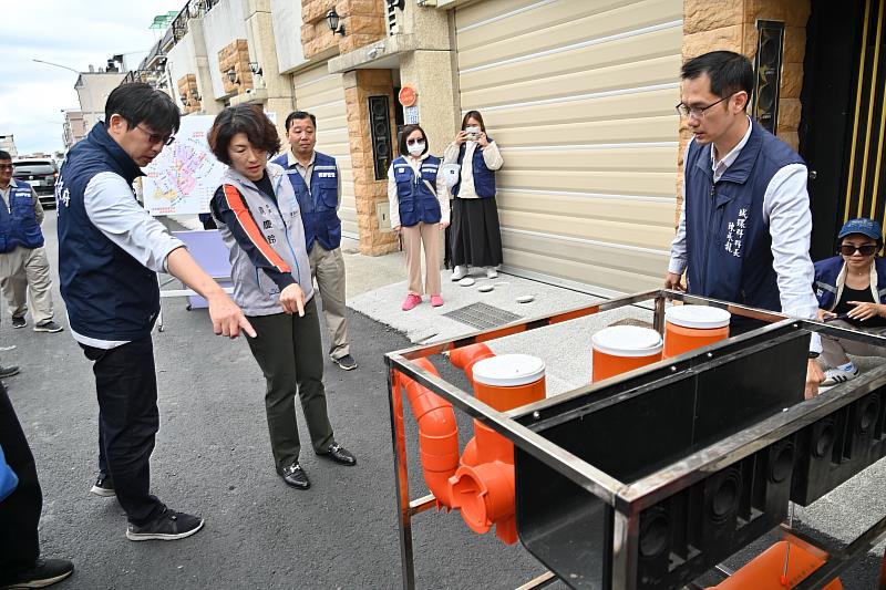 臺東市污水下水道建設加速推進 饒慶鈴今視察第二期工程進度 籲請民眾體諒配合