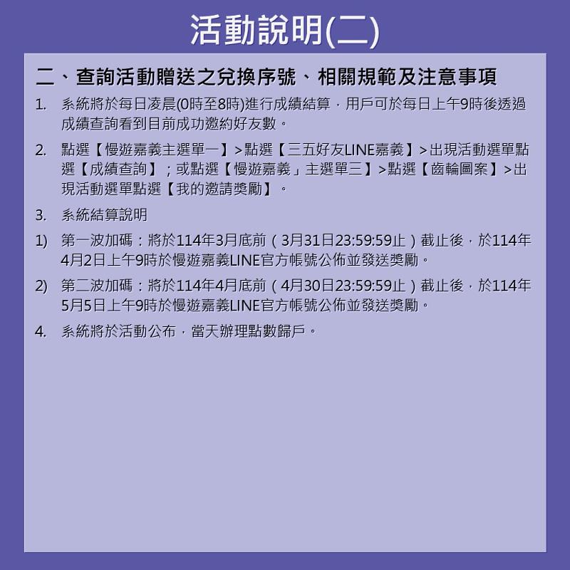 首波8萬點秒殺！慢遊嘉義LINE加碼再送1,000點