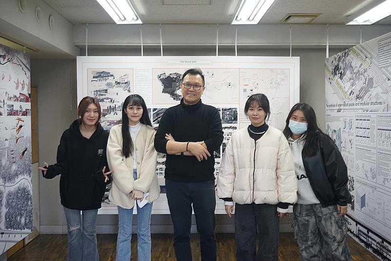 今年有四位大葉空設學生參加日本ICS藝術學院專門學校畢業聯展