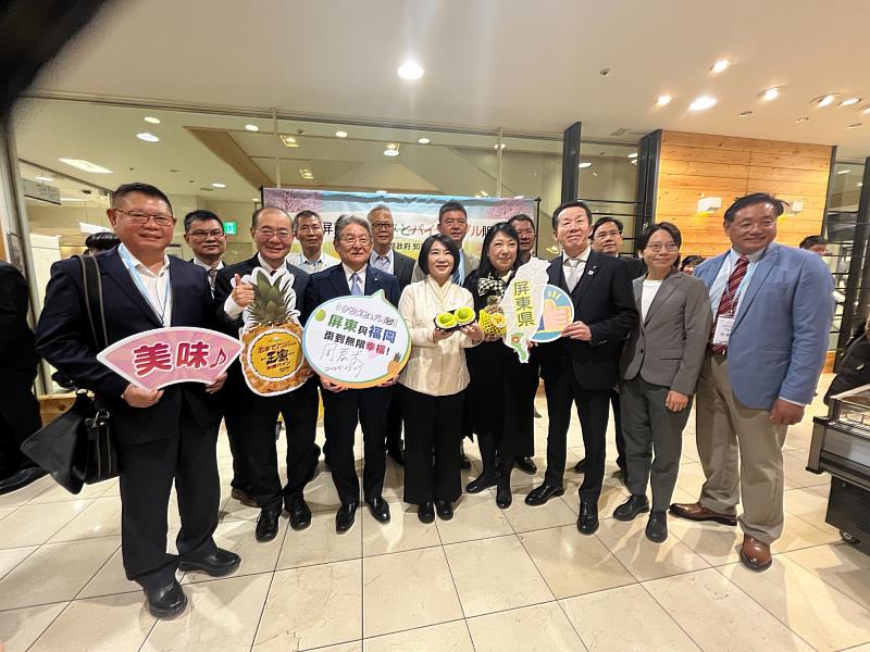 周春米縣長再度率領縣府團隊訪日進行拓銷活動