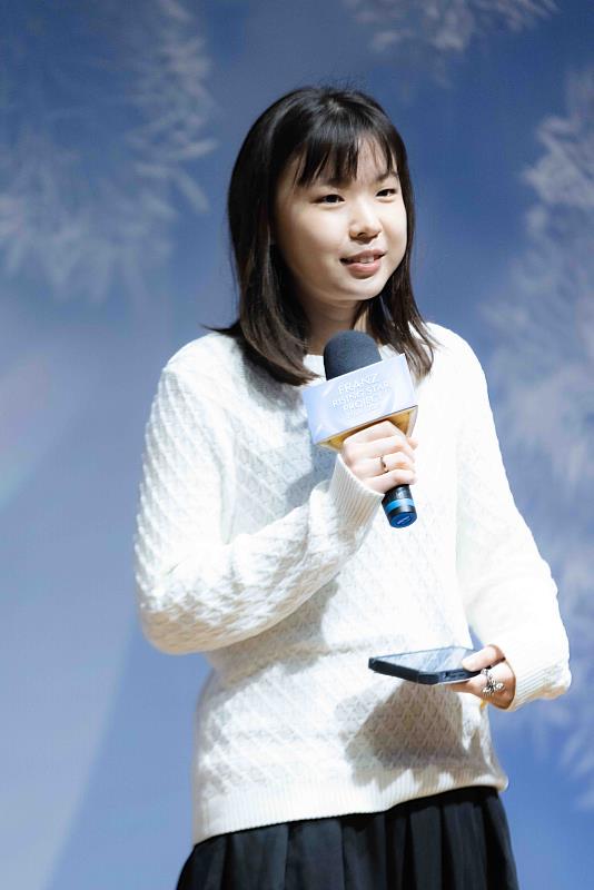 圖三:國立台灣藝術大學同學 呂嘉凌致詞