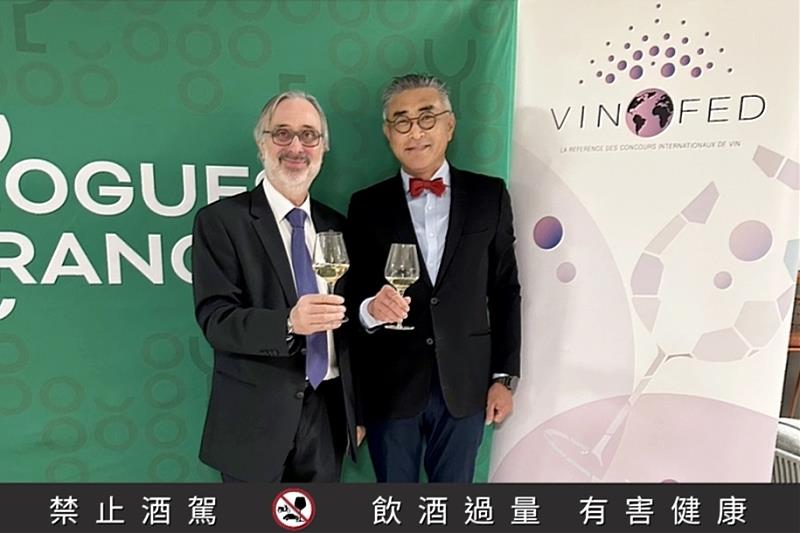 法國釀酒師公會主席Didier Fages對台灣釀酒技術讚譽有佳