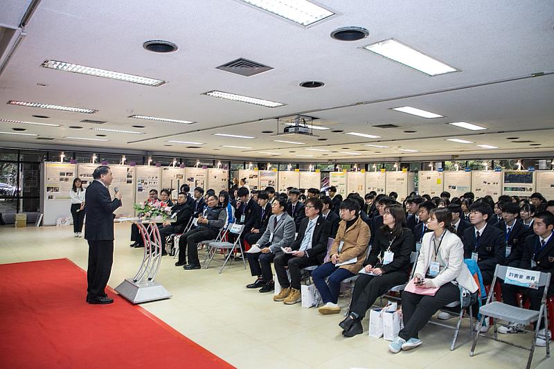 海大許泰文校長開幕致詞時勉勵海洋學子