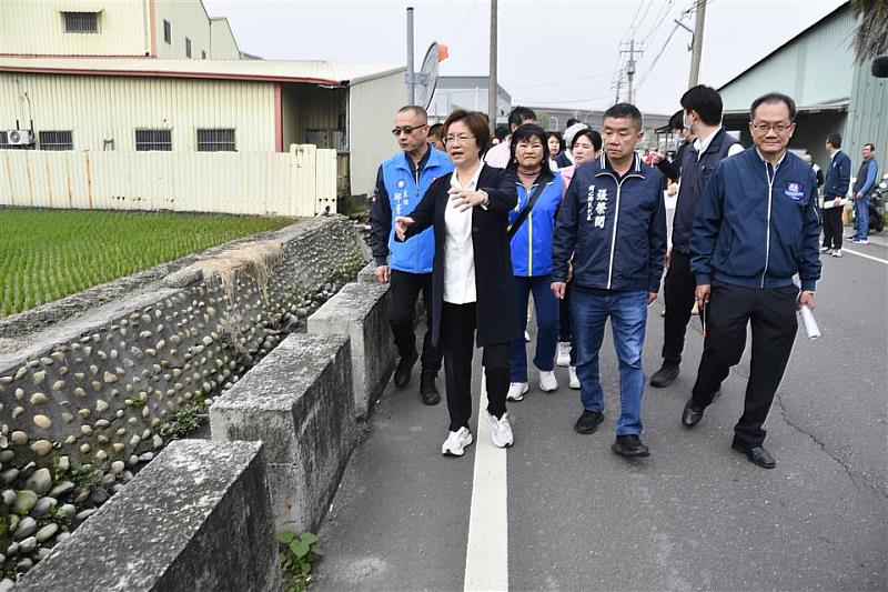 縣長視察埔心鄉