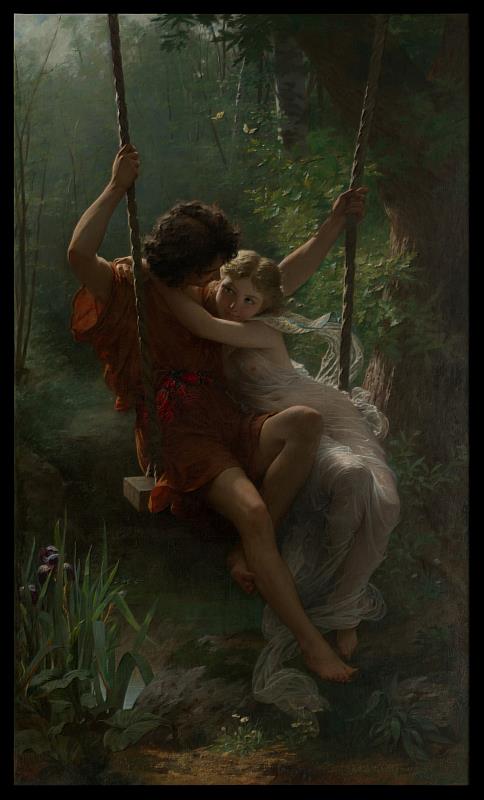 皮埃爾—奧古斯特_春日_1873 <sup><sup>©</sup></sup> The Metropolitan Museum of Art_Pierre-Auguste Cot_springtime（時藝多媒體提供）