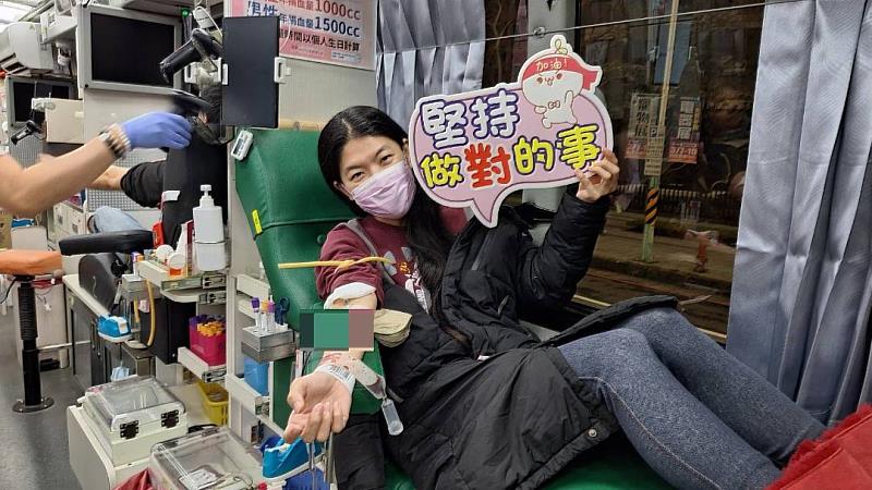 民眾熱心捐血