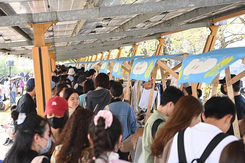 潮風鈴野餐市集滿滿人潮