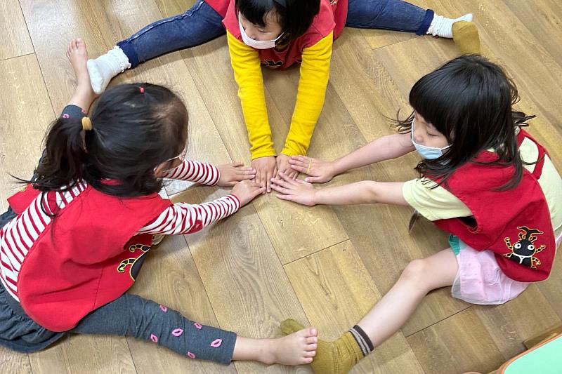 透過美感共學，新北市三峽區安溪國中附幼培養幼兒肢體動作、感官想像與語言表達能力