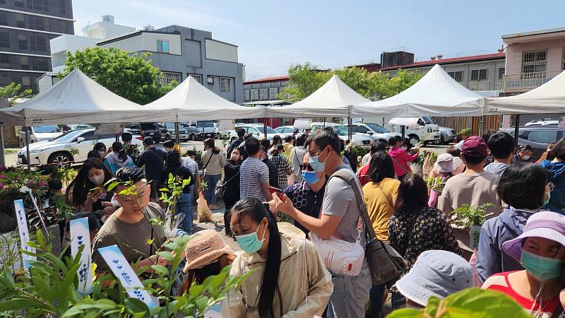 本周六林業保育署臺東分署將在市區辦理公益贈苗與森林街角市集。